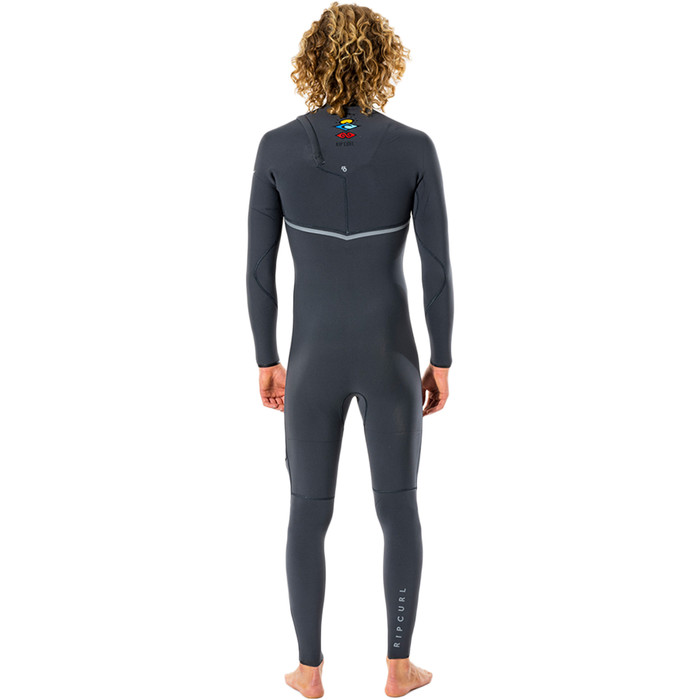 2022 Rip Curl Mens E-Bomb 4/3mm Zip Free Wetsuit WSMYWE - Charcoal